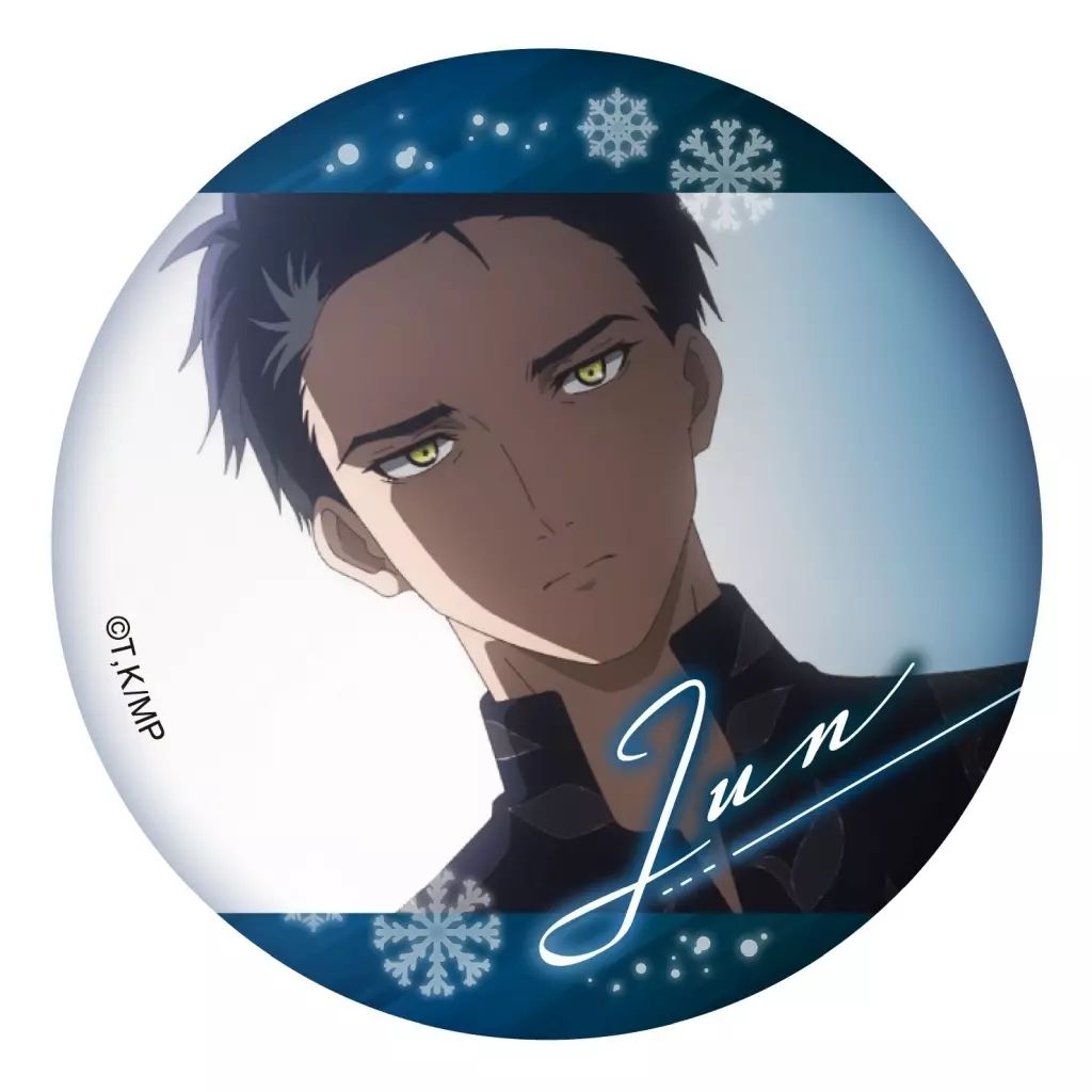 中古】バッジ・ビンズ 夜鷹純(B) 「メダリスト ラメ缶バッジ 場面写Ver