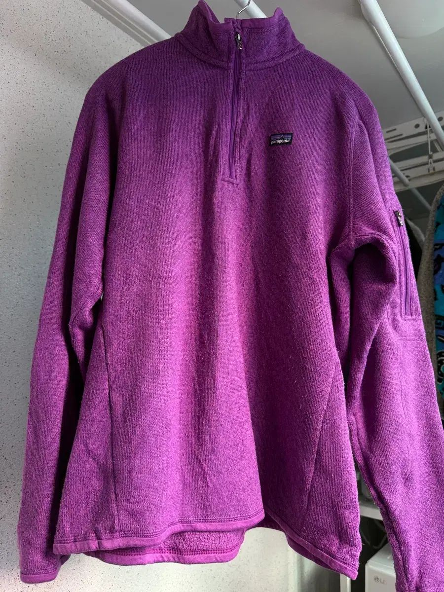 パタゴニア パープル フリース ハーフジップ Synchilla L