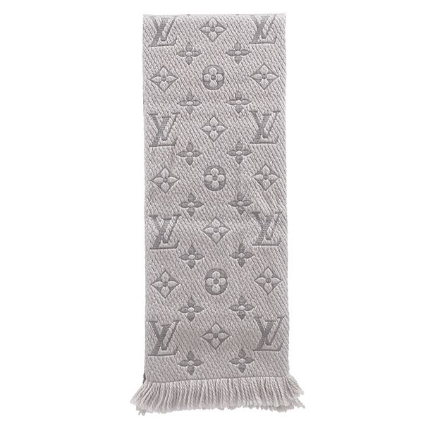 ルイヴィトン LOUIS VUITTON マフラー エシャルプ ロゴマニア ウール