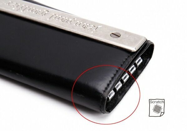 ジャンポールゴルチエJean Paul GAULTIER メタルプレートキーケース 黒