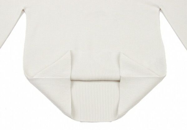 イッセイミヤケISSEY MIYAKE 132 5. コットンポリリブ切替ハイネック