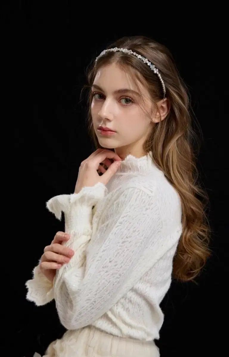 ジャンポールクラリッセ アガット クリスタル ヘアバンド