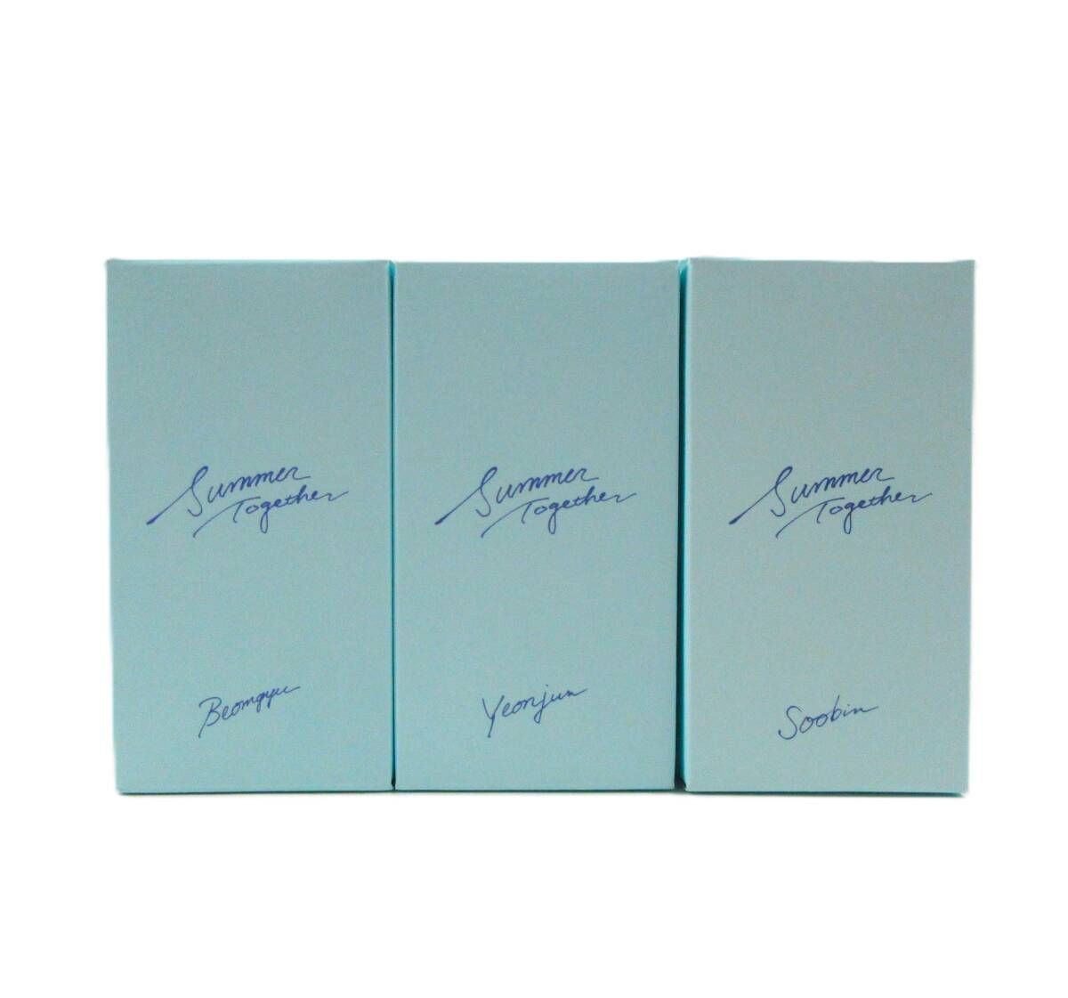 トレカなし 3種セット YEONJN SOOBIN BEOMGYU TXT SUMMER 香水 X DD 9 V 4