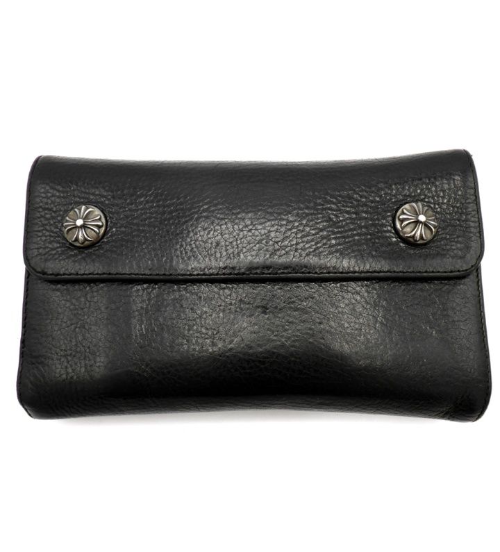 クロムハーツ CHROME HEARTS 【 WAVE 】 ウェーブ クロスボール レザー