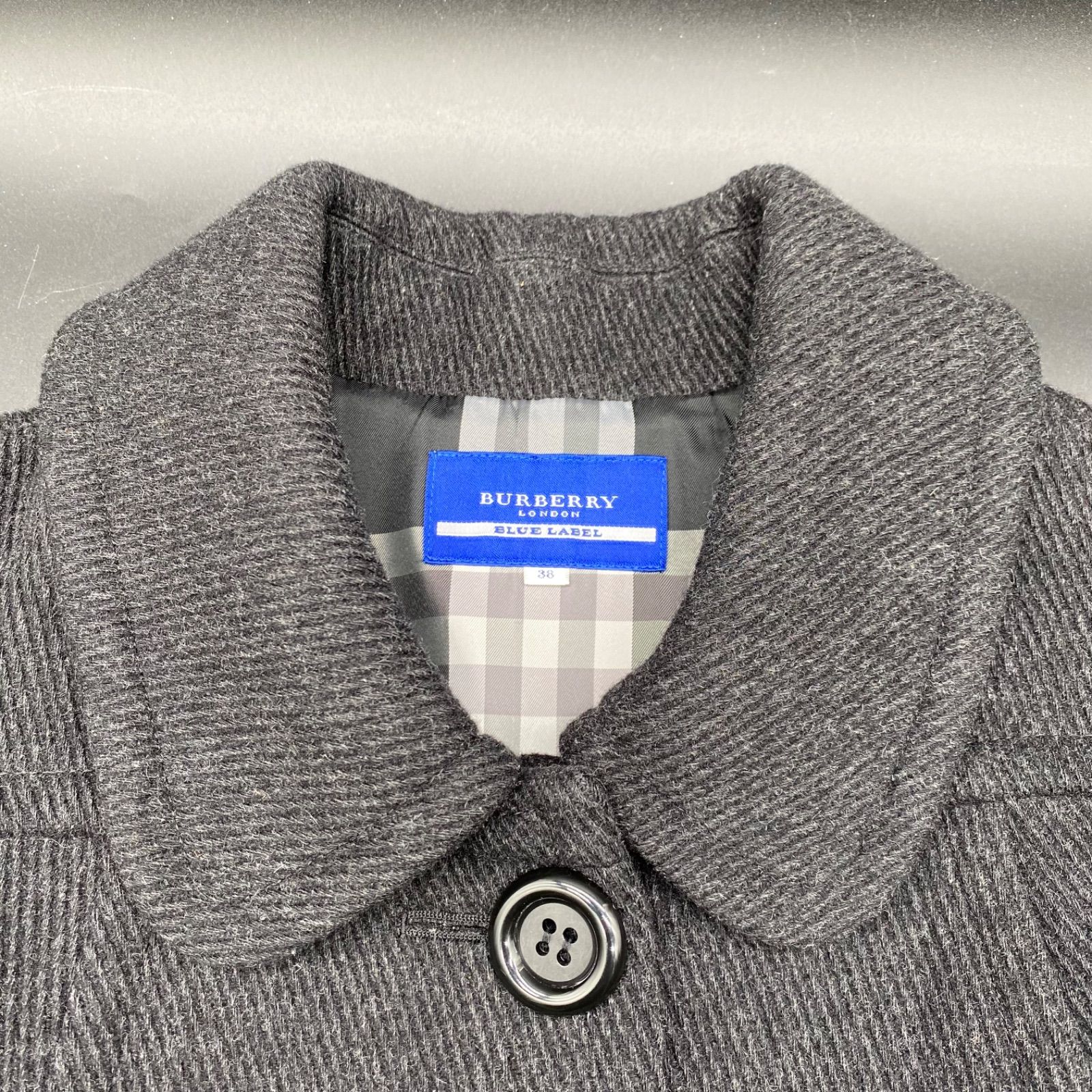 A070【美品】BURBERRY BLUE LABEL バーバリー ブルーレーベル ショート