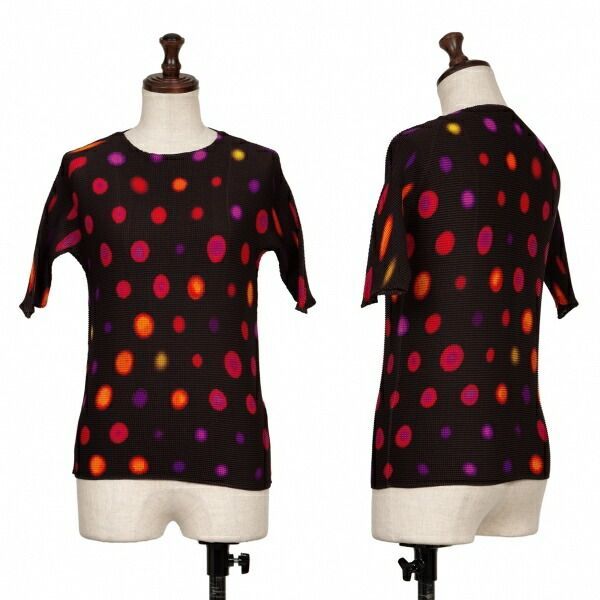 529051 ISSEY MIYAKE PLEATS (T.) ドット プリーツ イッセイミヤケISSEY MIYAKE PLEATS (T.) ストレッチプリーツドット