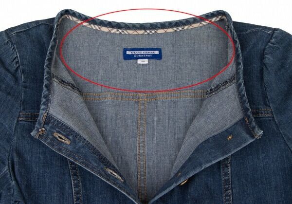 希少✨【バーバリーブルーレーベル】肩リボン2wayブルーデニム ジップブルゾン オーバーサイズダブルジップデニムブルゾン - ベルーナ【公式】