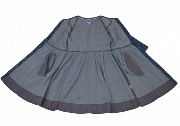 バーバリーレーベルBURBERRY BLUE LABEL 安い ロゴボタンデニム