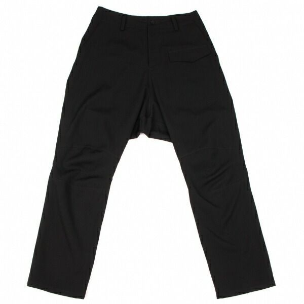 ヨウジヤマモト ノアールYohji Yamamoto NOIR ウールギャバニー切替