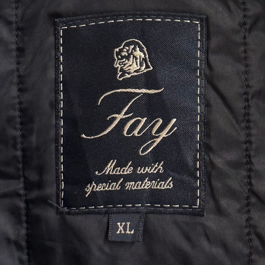 Fay フェイ ファイヤーマンジャケット ライナー付き スナップボタン