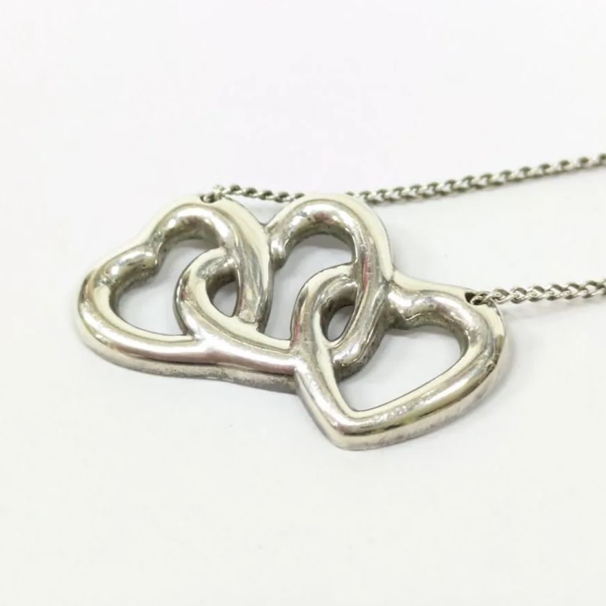 TIFFANY-Co. ティファニー トリプルラヴィングハート ネックレス シルバー SV 925