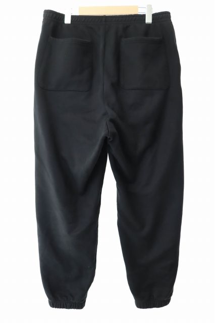 【中古】awasa アワサ 25SS スーピマ エイジング コットン スウェット パンツ aws3-06002 3 黒 ブラック●251205 awasa アワサ 25SS スーピマ エイジング コットン スウェット パンツ