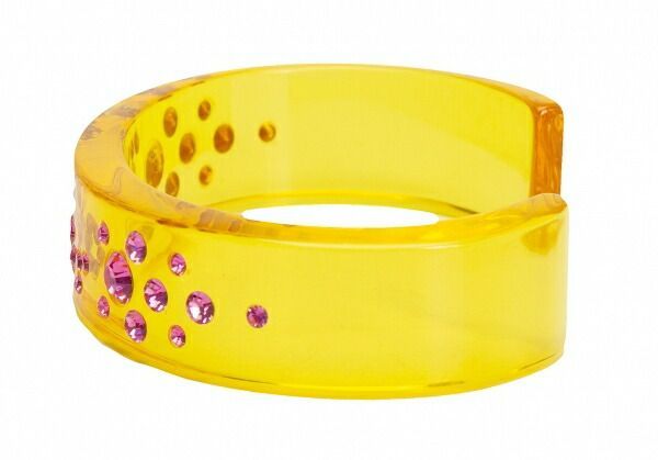 クリスチャンディオールChristian Dior ロゴラインストーンクリア