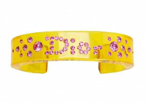 クリスチャンディオールChristian Dior ロゴラインストーンクリア