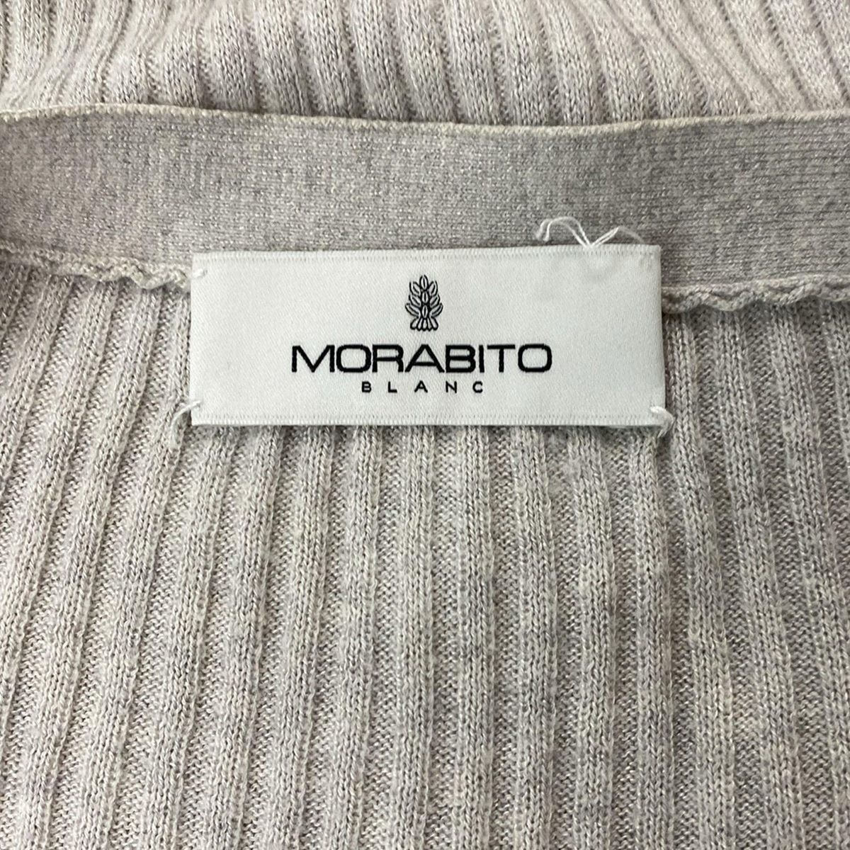 MORABITO(モラビト) カーディガン サイズ38 M レディース - ライト