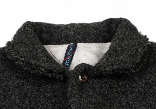 45rpm umii908 ウールパッチポケットジャケット チャコールグレー1