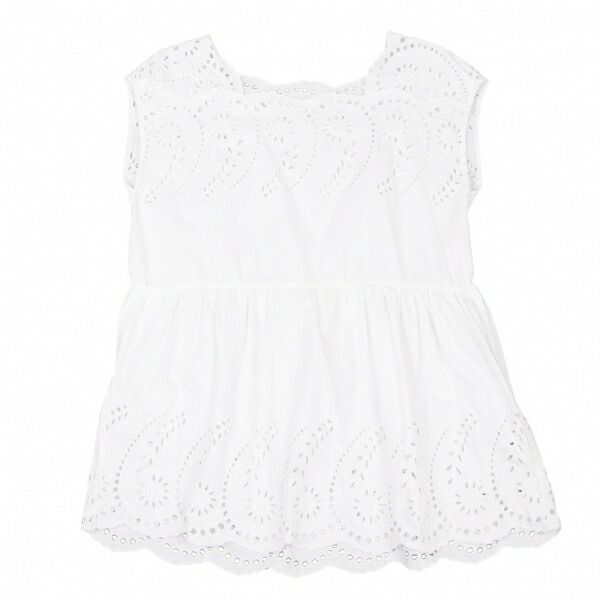 45rpm 45R コットンフラワーレースノースリーブトップス 白2 - メルカリ