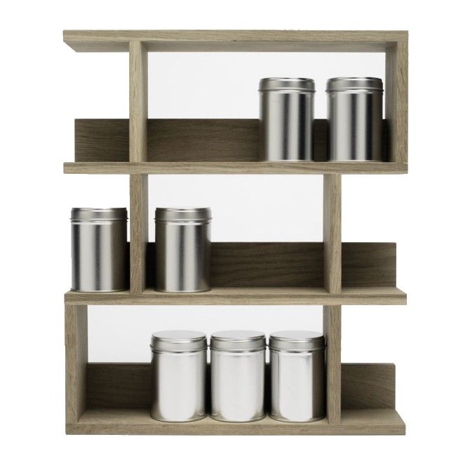 サイドバイサイド Side by Side 40052 スパイスラック Spice Rack Gourmet 木製 北欧 キッチン収納 スパイススタンド キッチンラック