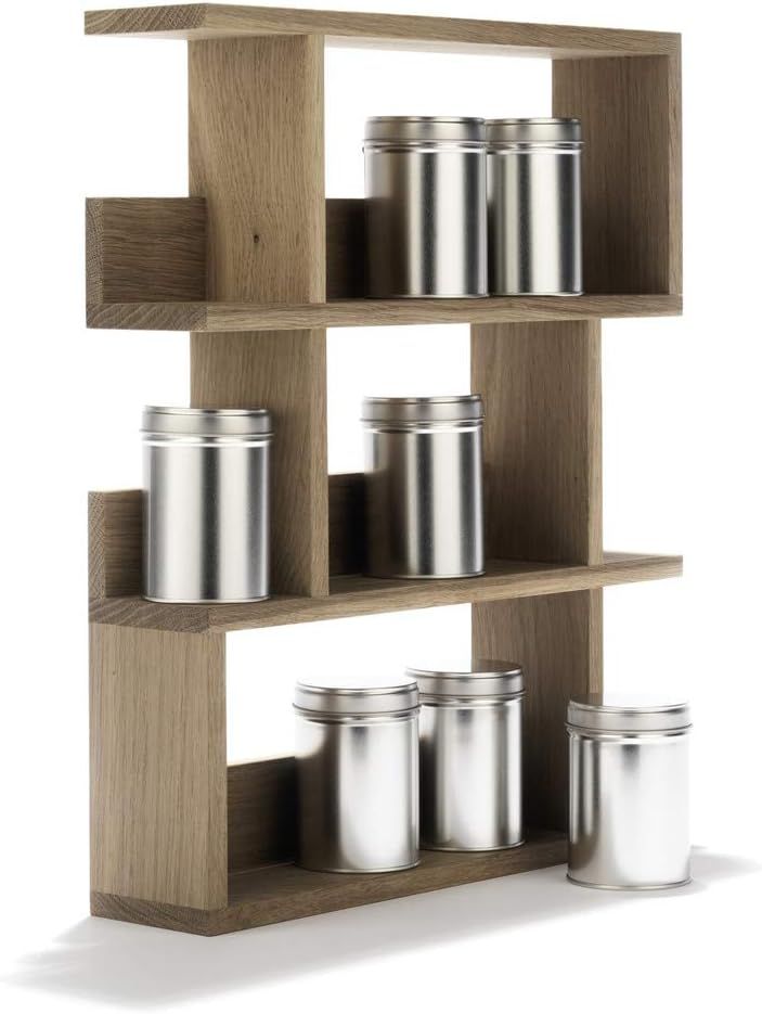 サイドバイサイドスパイスラックGourmet40052木製調味料ラック