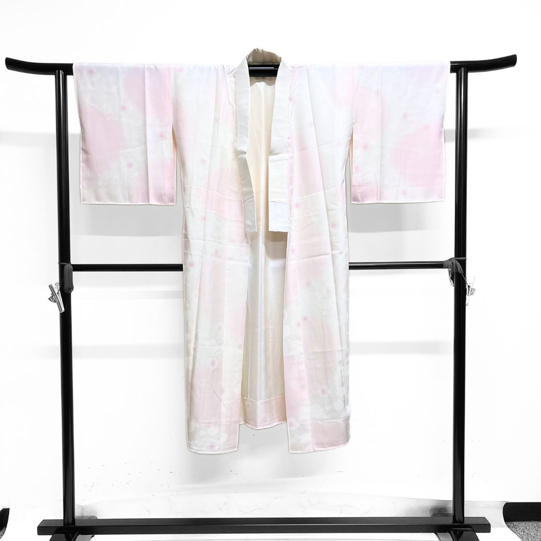 未着用 長襦袢 梅花 ぼかし染め 着物 122 b d ms