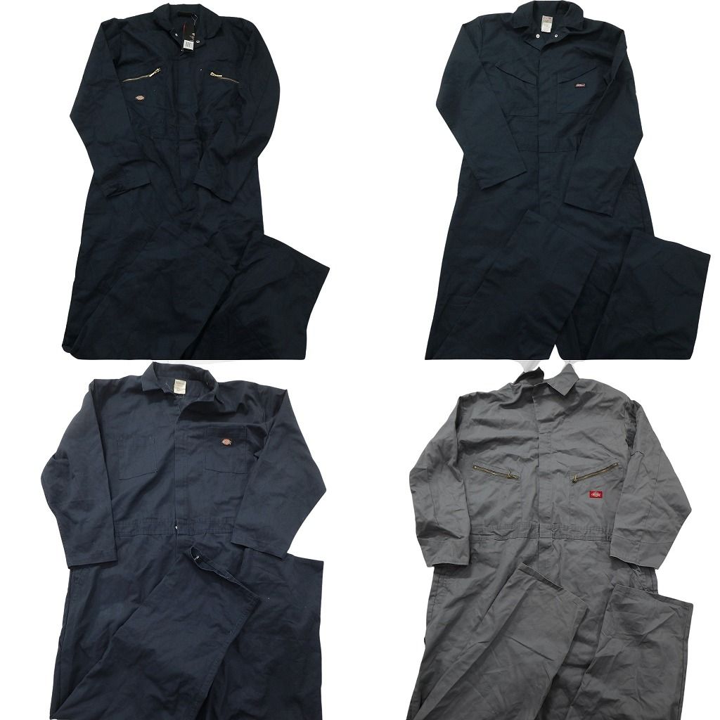 古着卸 まとめ売り ディッキーズ dickies 長袖 オールインワン セット メンズ L |2 XL ジャンプスーツ ND 0210