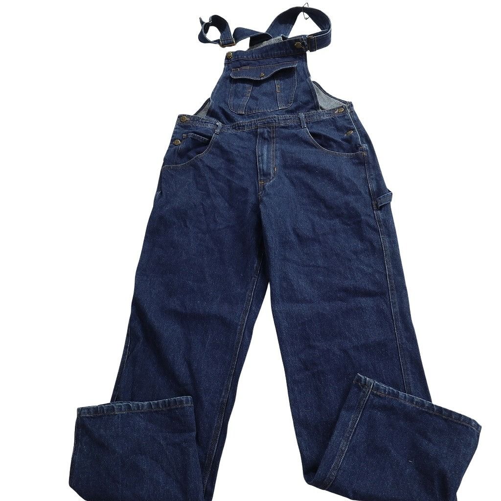 古着卸 まとめ売り デニム オーバーオール 4枚セット (メンズ 38