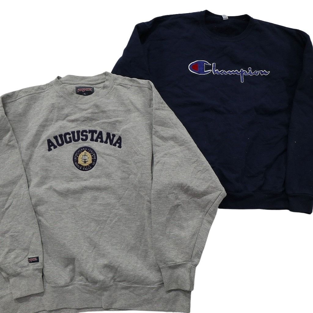 古着卸 まとめ売り カラー スウェット 8枚セット (メンズ XL