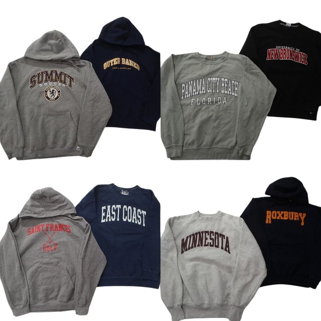 古着卸 カレッジ風 スウェット セット メンズ M アーチロゴ フーディー ミネソタ 古着 ND 0241