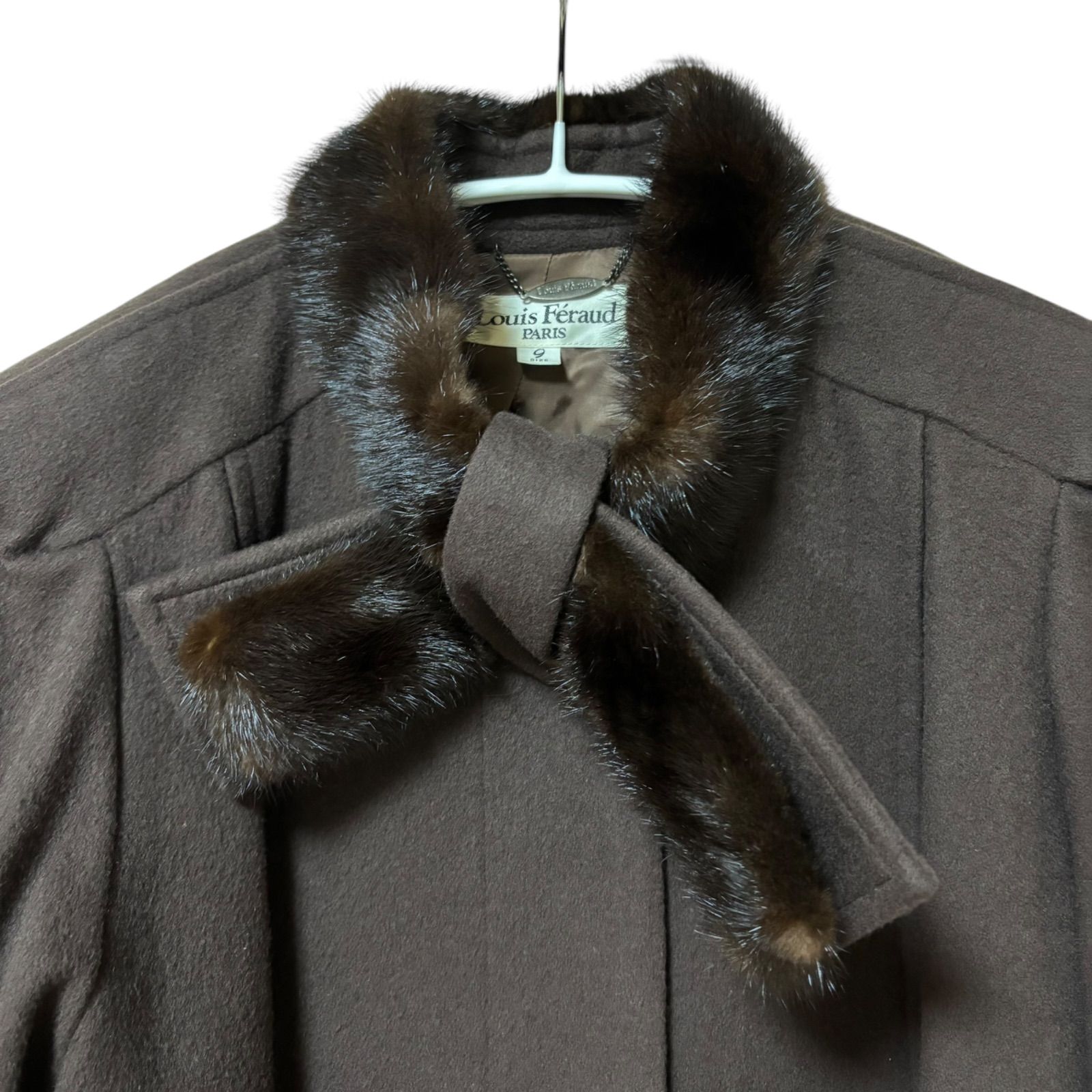 ZM1677 Louis Féraud PARIS ルイフェロー ロングコート ミンクファー