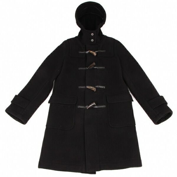 美品✨マッキントッシュ ダッフルコート 黒 ウール Mackintosh（マッキントッシュ） コート ダッフルコート ロングコート