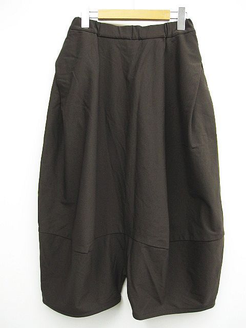 マツオインターナショナル 芽風 MEFU サルエルパンツ ワイドパンツ 裏起毛 ブラウン系 サイズ38 L 0001 1212 6