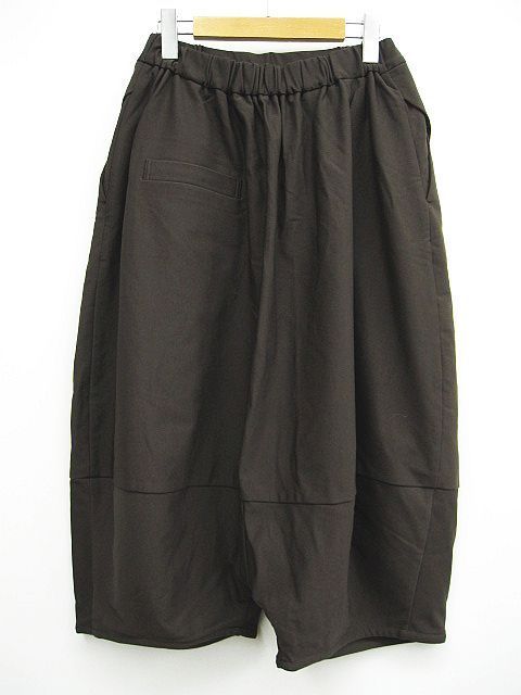 マツオインターナショナル 芽風 MEFU サルエルパンツ ワイドパンツ 裏起毛 ブラウン系 サイズ38 L 0001 1212 6