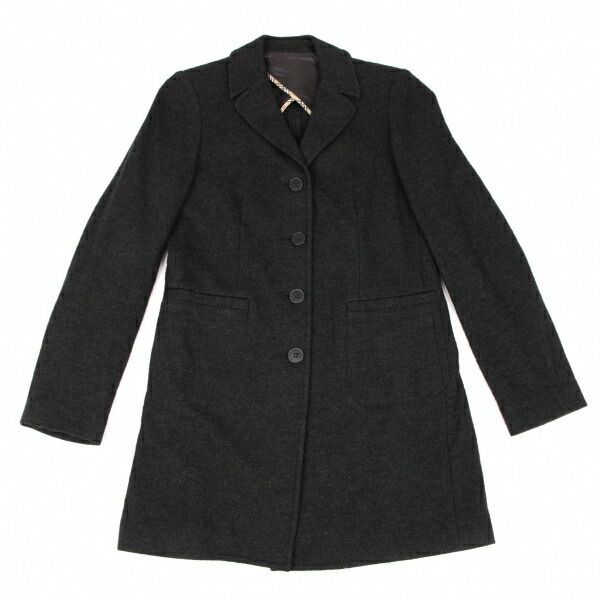 バーバリーブルーレーベルBURBERRY BLUE LABEL ウールチェスターコート バーバリーブルーレーベルBURBERRY BLUE LABEL ウールチェスターコート