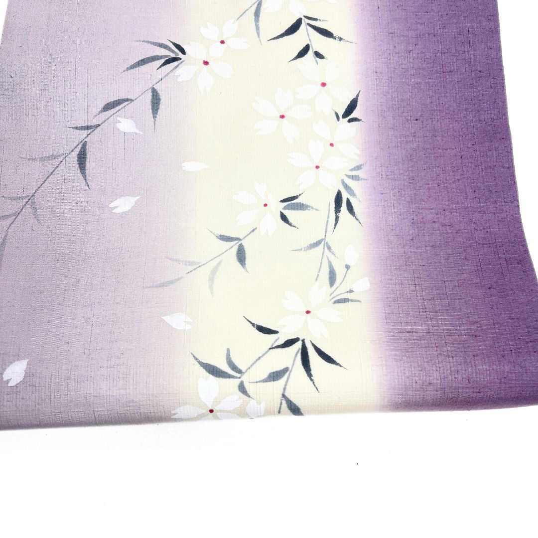 名古屋帯 紬 桜 縦縞 グラデーション 着物 122b d ms 【公式通販】 名古屋帯 紬 桜 縦縞 グラデーション 着物 122b d ms 【公式通販】
