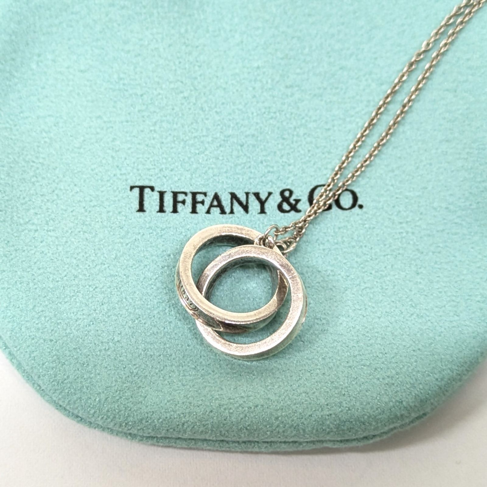 Tiffany ティファニー 1837 トリプルサークル メタル ネックレス