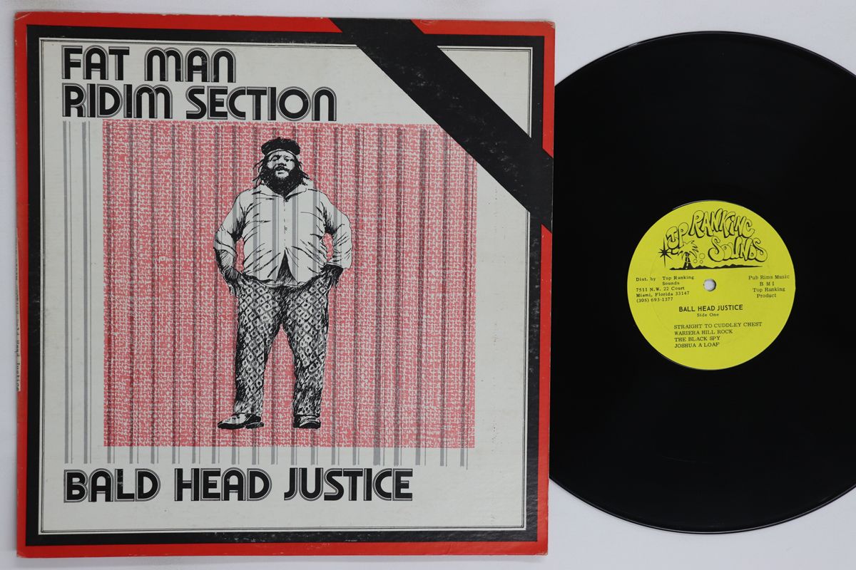 米LP Fat Man Riddim Section Bald Head Justice NONE TOP RANKING SOUNDS |00260