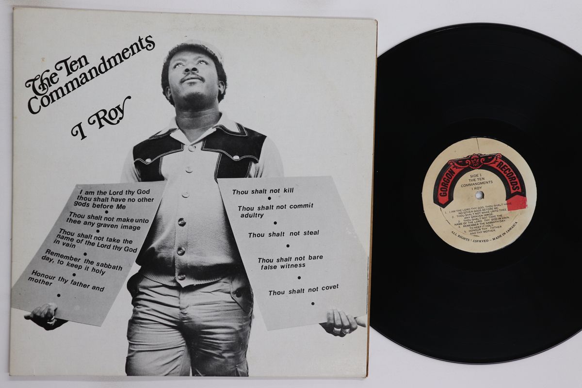 ジャマイカLP I Roy Ten Commandments NONE GORGON RECORDS |00260