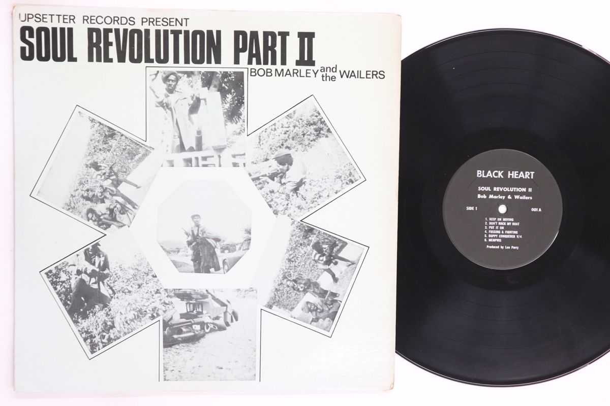 米LP Bob Marley - The Wailers Soul Revolution Part II NONE BLACK HEART 00260