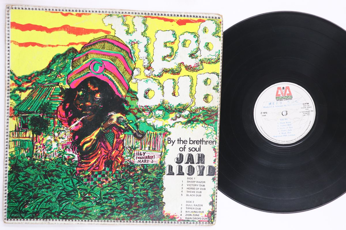 ジャマイカLP Jah Lloyd Herb Dub NONE MICRON MUSIC LIMITED 00260