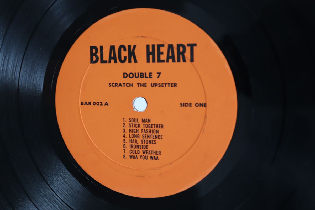 米LP Scratch The Upsetter Double 7 BAR 002 BLACK HEART |00260