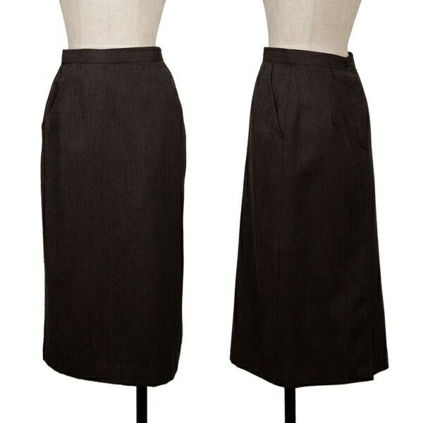 ヨーガンレールJURGEN LEHL ウールスカート ボルドーM - メルカリ