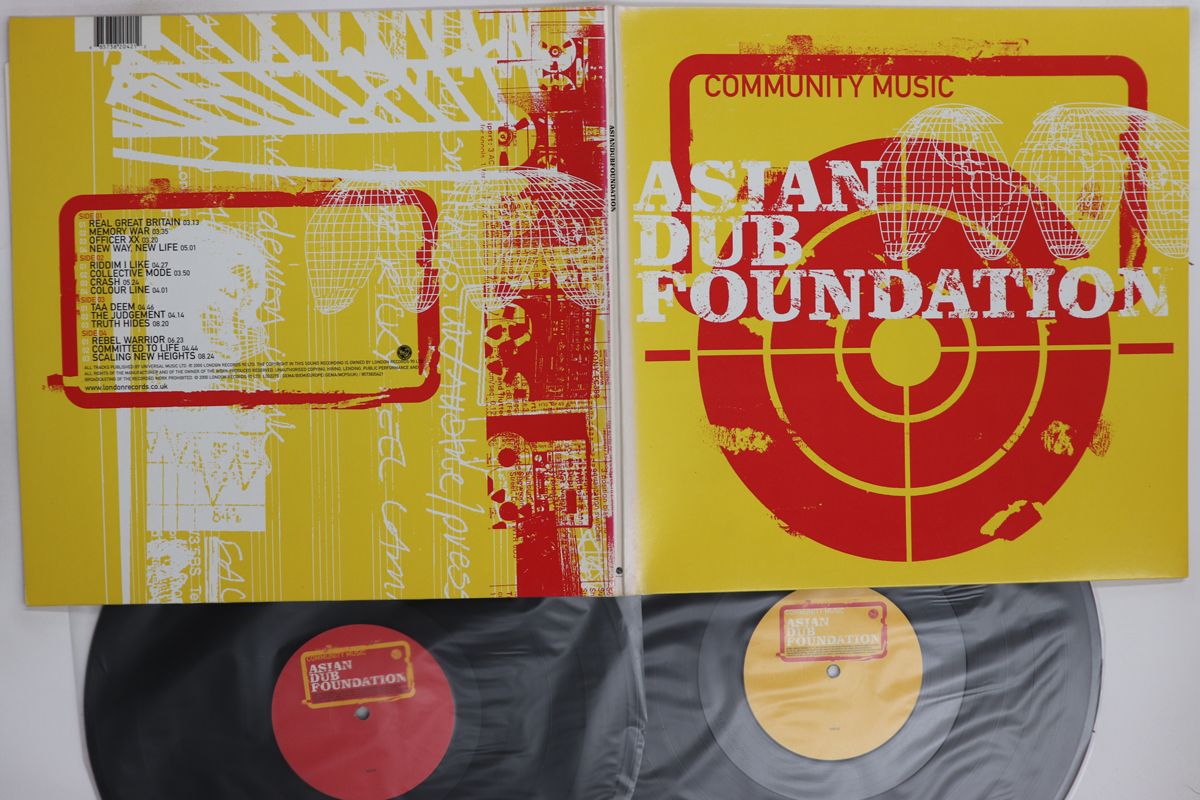 欧2 discs LP Asian Dub Foundation Community Music FFRR |00660