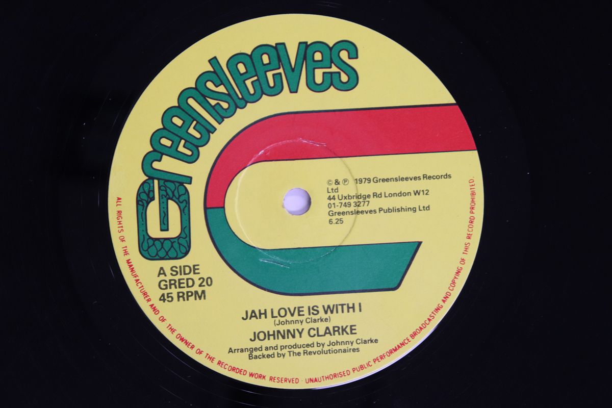 英12” Johnny Clarke Jah Love Is With I | Bad Days Are Going GRED 20 Greensleeves Records |00250