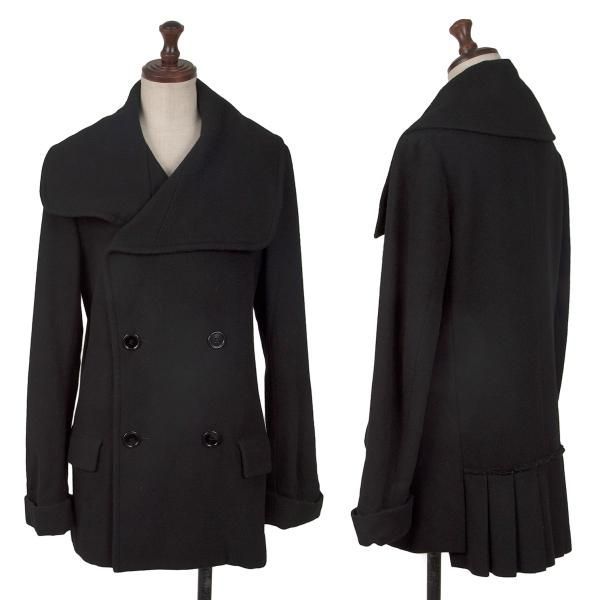 ヨウジヤマモト ノアールYohji Yamamoto NOIR ウールバックプリーツ