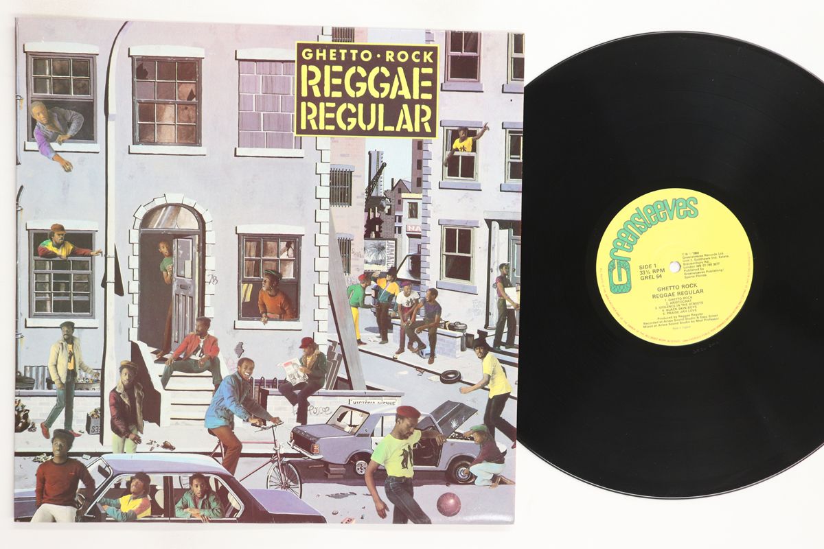 英LP Reggae Regular Ghetto Rock GREL 64 Greensleeves Records 00260