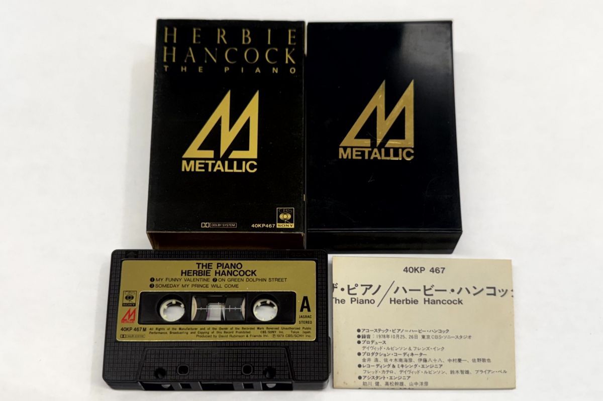 Cassette ハービー ハンコック ピアノ 40 KP 467 CBS SONY |00110