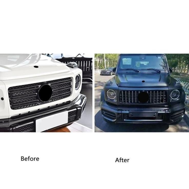 便 ベンツ パナメリカーナ AMGルック G 63 ルック グリル W 463 a 464 350 d 400 550 Gクラス ゲレンデ メッキフィン b 13229