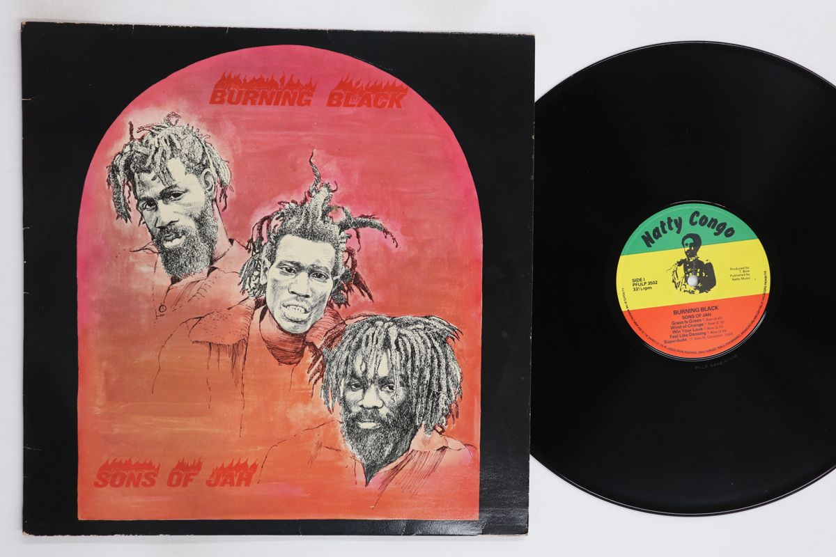 英LP Sons Of Jah Burning Black NATTY CONGO |00260