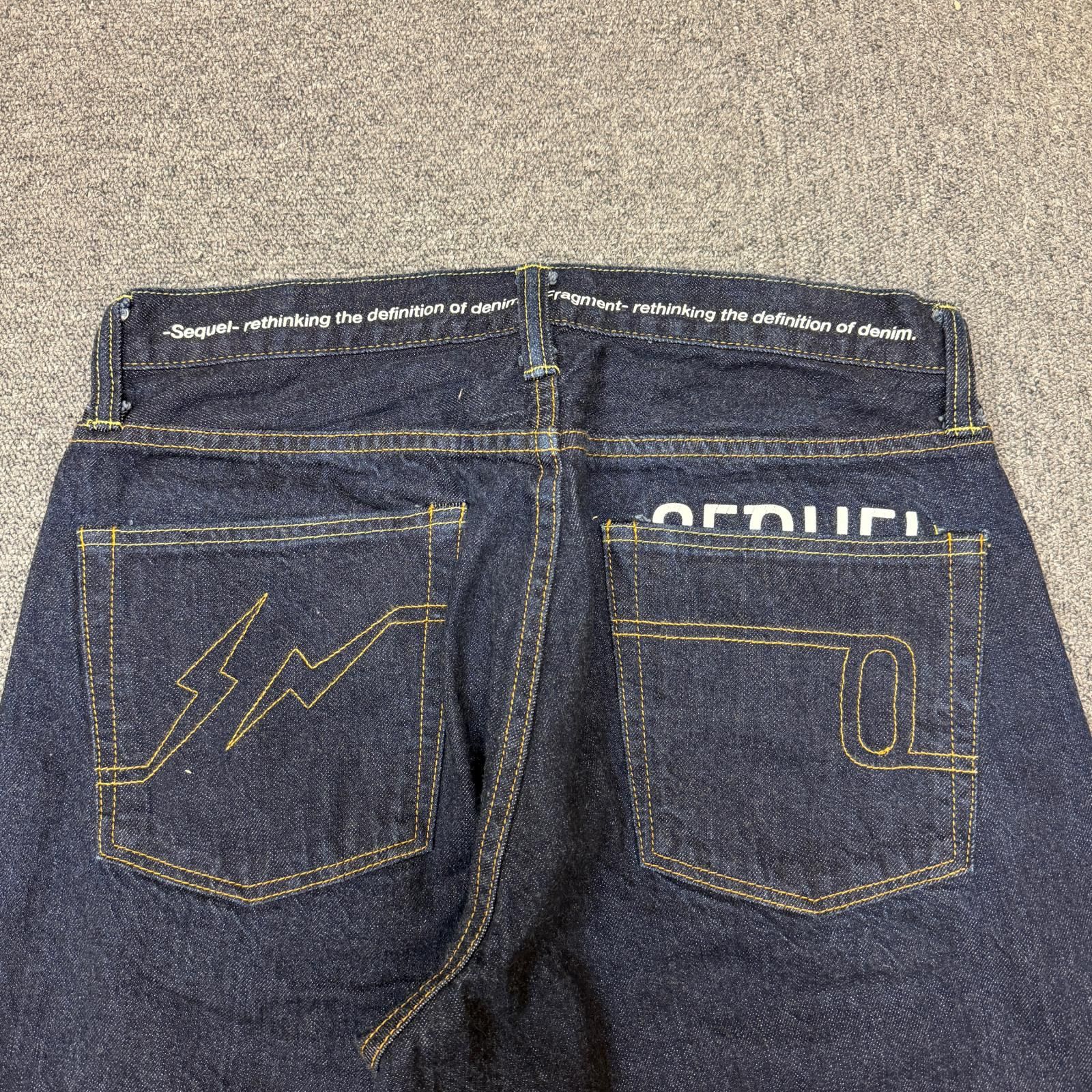 SEQUEL × FRAGMENT DESIGN DENIM PANTS デニムパンツ ジーンズ コラボ