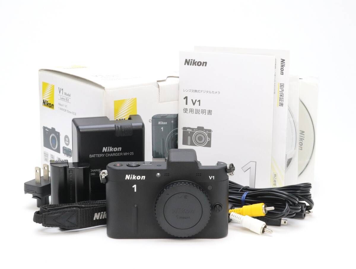 AB Nikon ニコン 1 V ボディ ブラック シャッター数 初期不良 対応 111 235